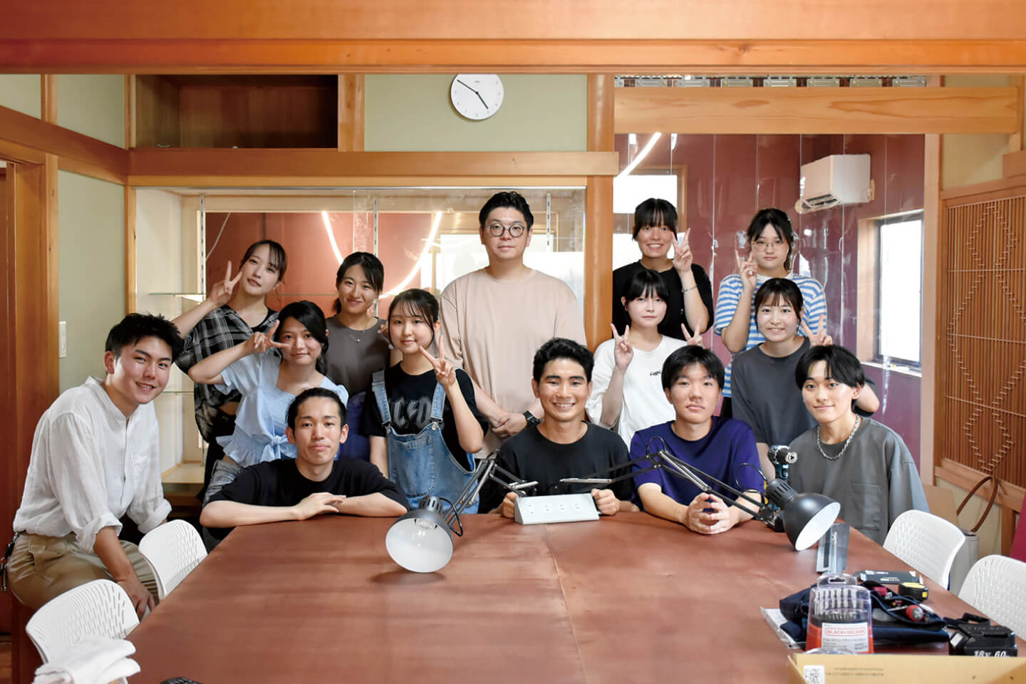 参加した学生の集合写真