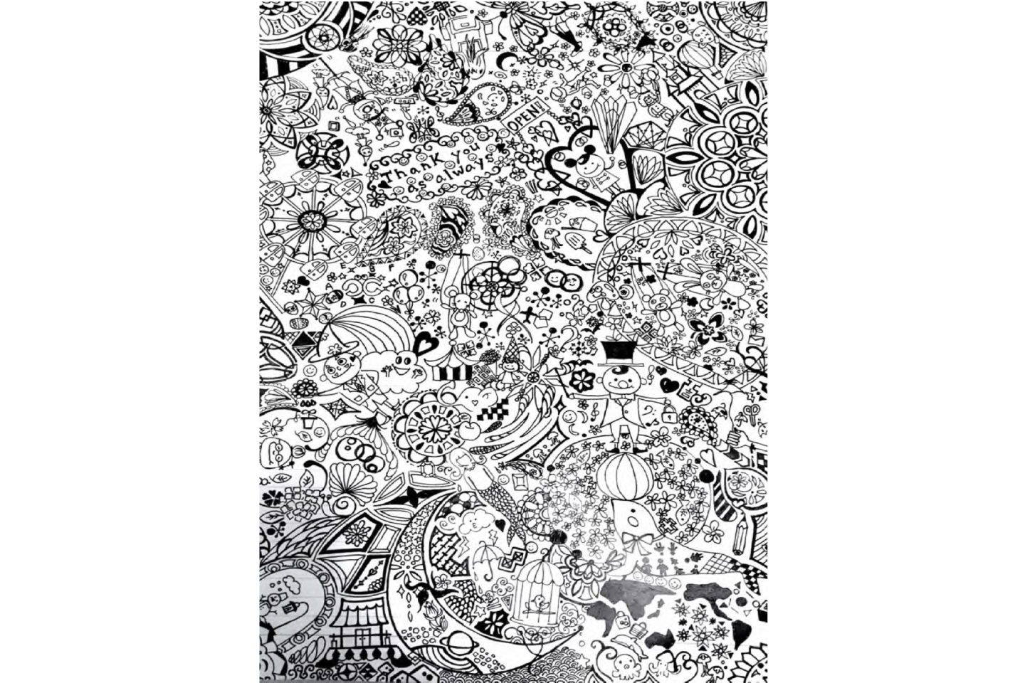 細密画「子供のころ」_制作物
